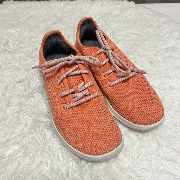 Allbirds Tree Runners Orange everyday sneakers, Womens size 8, lightweight - Picture 1 of 8